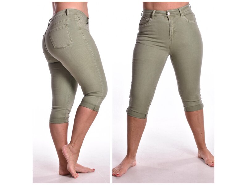 NORFY Capri Jeans - Legergroen