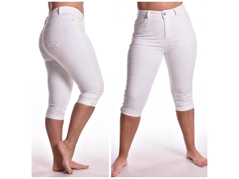 NORFY Capri Jeans - Wit