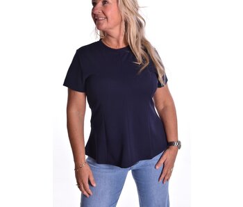 Top Peplum - Donkerblauw
