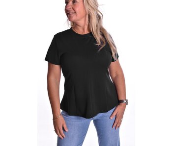 Top Peplum - Zwart