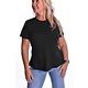 Top Peplum - Zwart