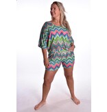 2 piece Zigzag Set - Felgroen
