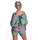 2 piece Zigzag Set - Felgroen
