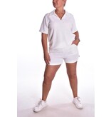 2 delige Luxe Badstof Set - Wit