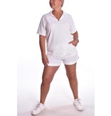 2 delige Luxe Badstof Set - Wit