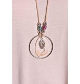 Top Linda met Ketting - Legergroen