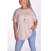 Top Linda met Ketting - Beige