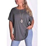 Top Linda met Ketting - Antraciet
