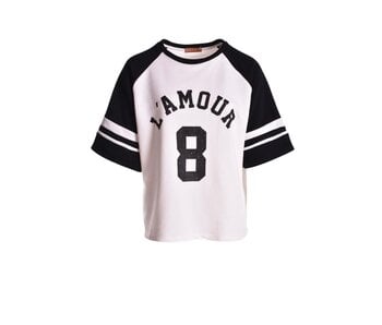 Sweater L'Amour van Mooij - Zwart