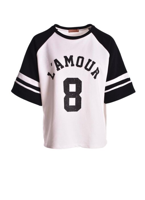Sweater L'Amour van Mooij - Zwart