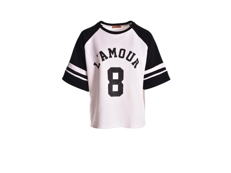 Sweater L'Amour van Mooij - Zwart
