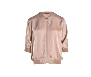 Satin Bomber - Goud