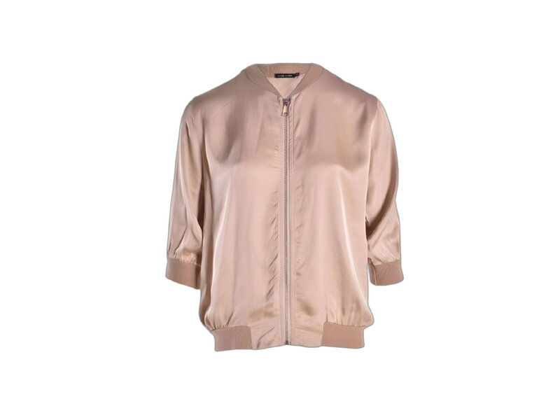 Satin Bomber - Goud