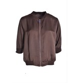 Satin Bomber - Choco