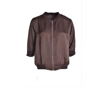 Satin Bomber - Choco