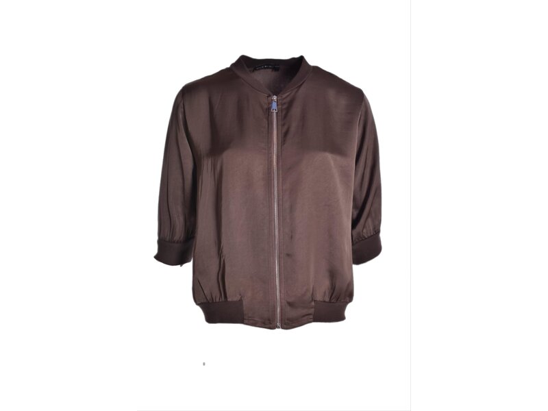 Satin Bomber - Choco