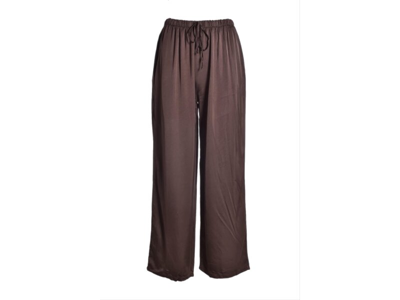 Satin Pants - Choco