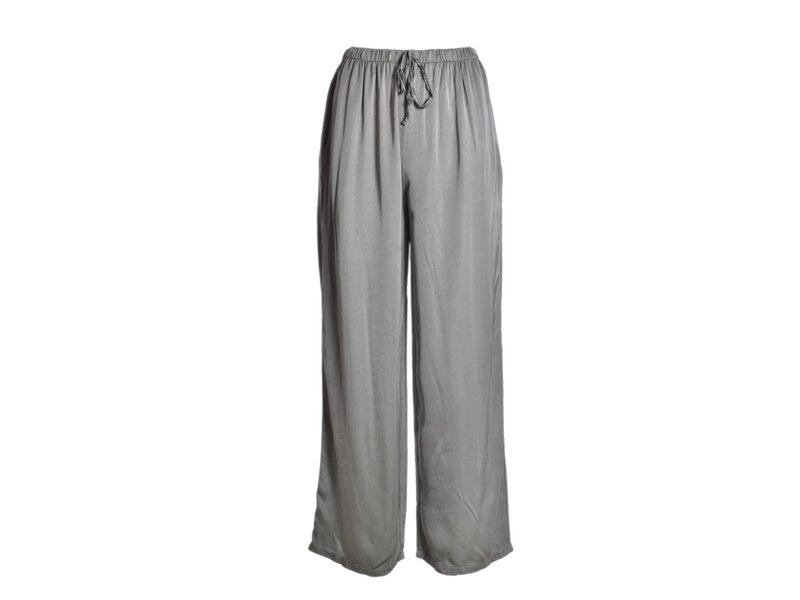 Satin Pants - Licht Legergroen