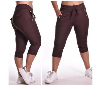 Luxe Travel Capribroek Button - Choco