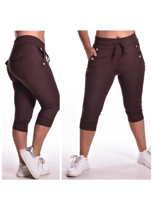 Luxe Travel Capribroek Button - Choco