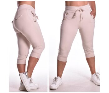 Luxe Travel Capribroek Button - Beige