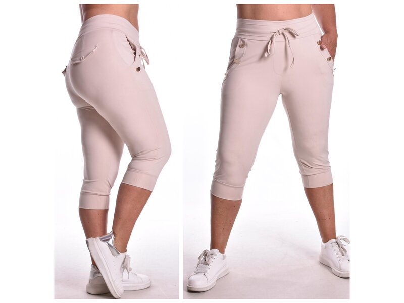 Luxe Travel Capribroek Button - Beige