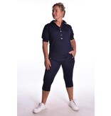 Luxe Travel Capribroek Button - Donkerblauw