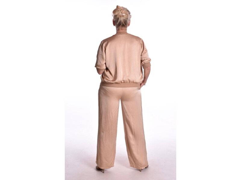 Satin Pants - Goud