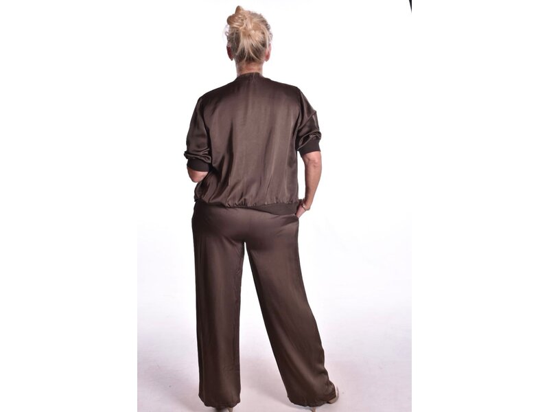 Satin Bomber - Choco