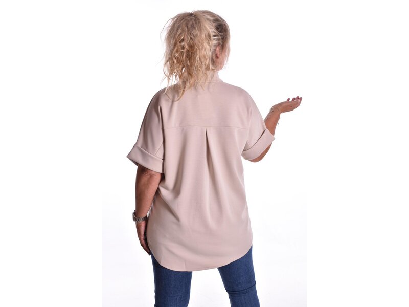 Top/Vest Zon Knoop - Beige