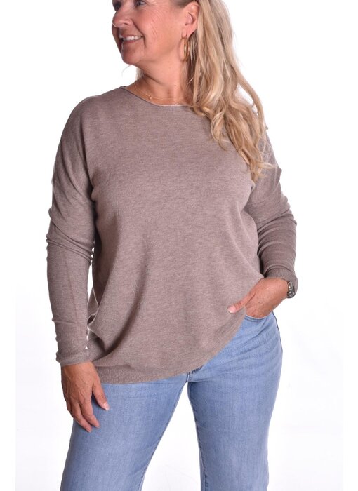 Top Diana  - Taupe