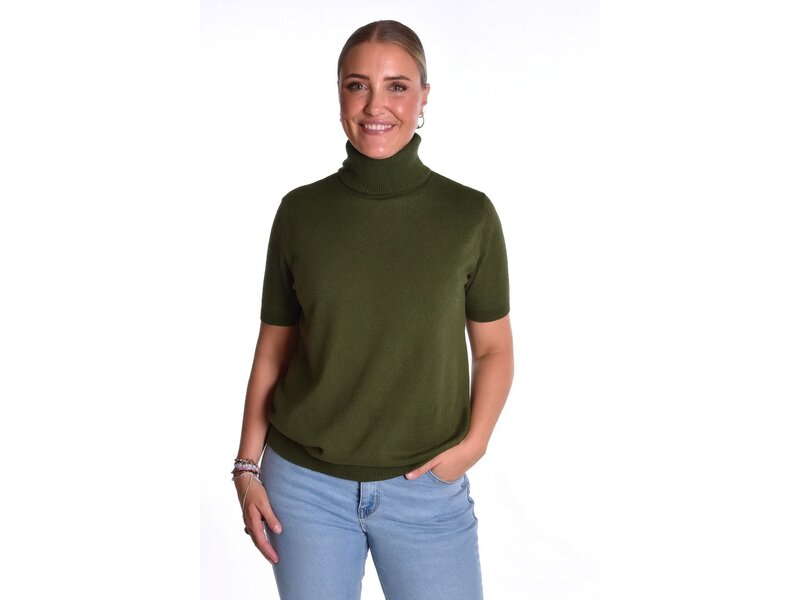 Kolletje Korte Mouw -  Legergroen