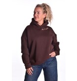 Sweater Je t'aime van Mooij - Choco