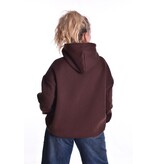 Sweater Je t'aime van Mooij - Choco