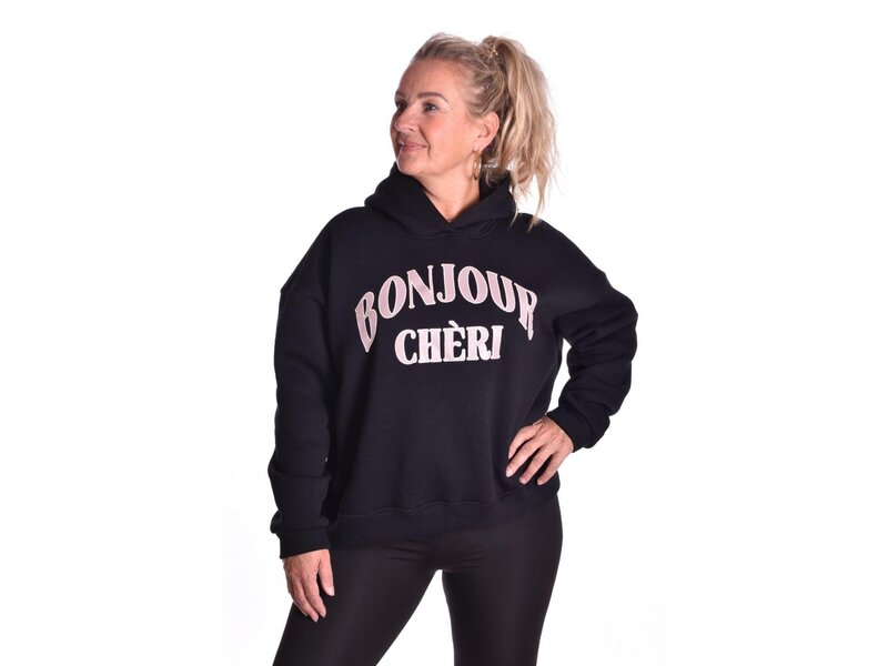 Sweater Bonjour van Mooij - Zwart