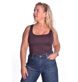 Viscose Topje Abbey - Choco Viscose Topje Abbey - Choco