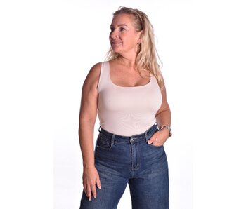 Viscose Topje Abbey - Beige