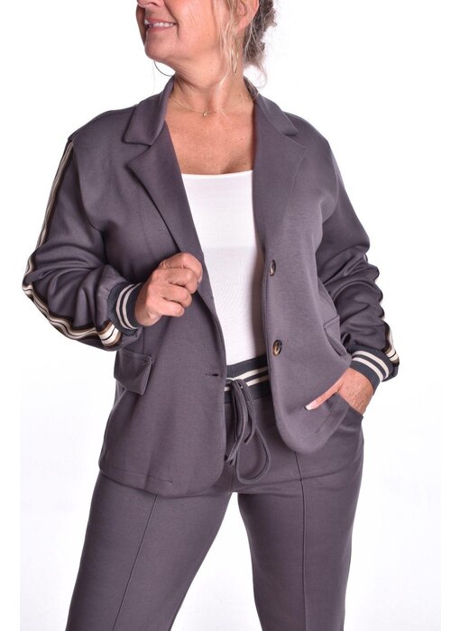 Blazer Office Babe  - Grijs