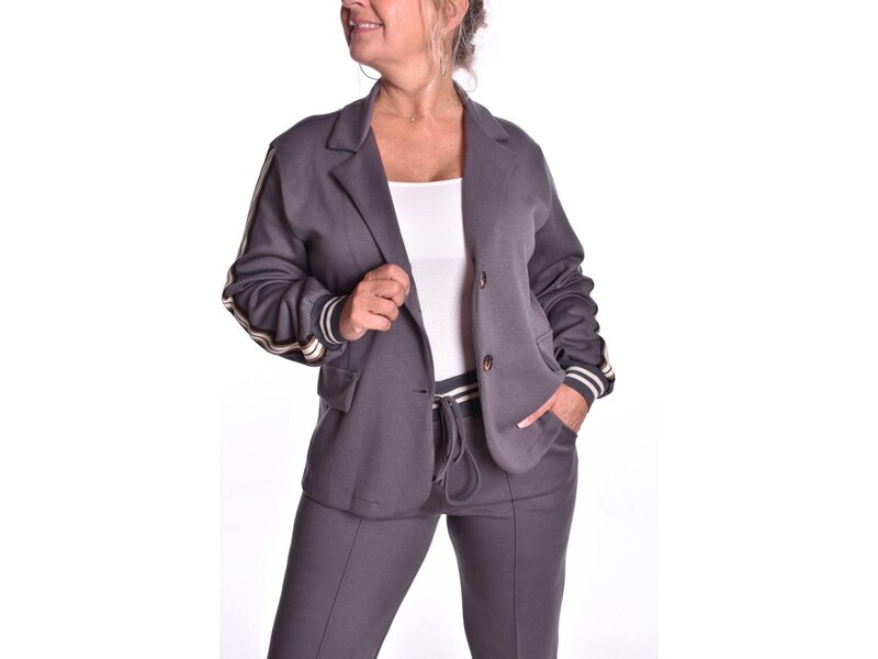 Blazer Office Babe  - Grijs