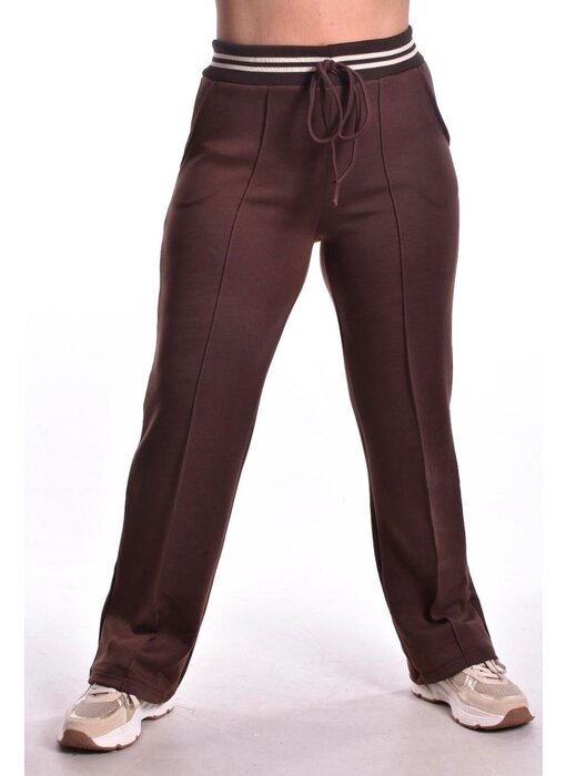 Broek Office Babe - Choco