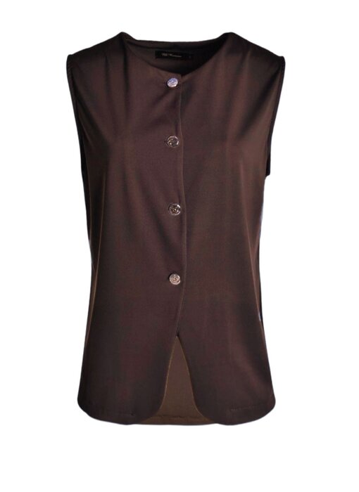 Gilet Olivia - Choco