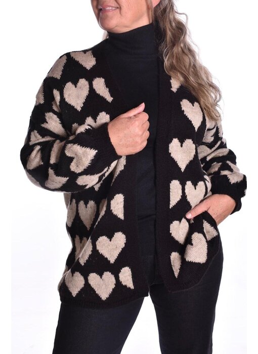 Vest Sweetheart - Zwart