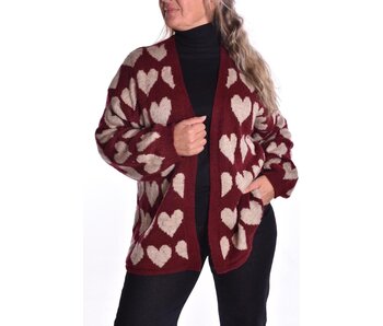 Vest Sweetheart - Bordeaux