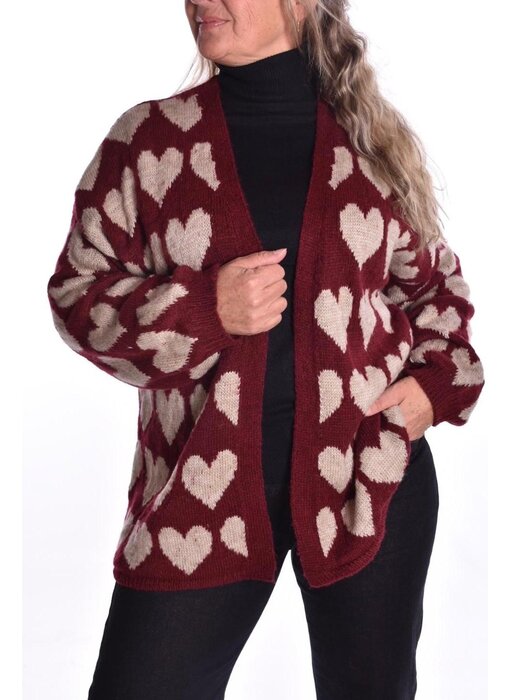 Vest Sweetheart - Bordeaux