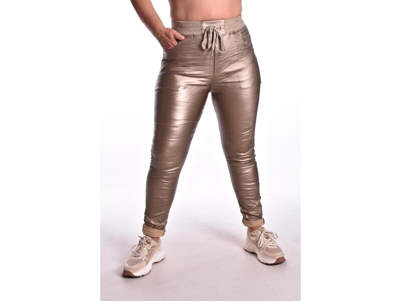 Coating Broek Beau - Goud