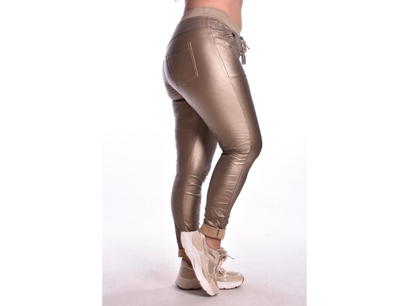 Coating Broek Beau - Goud