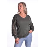 Top Macy  - Legergroen