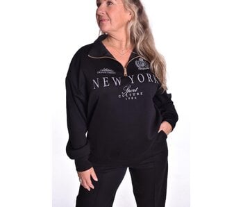 Sweater NY - Zwart