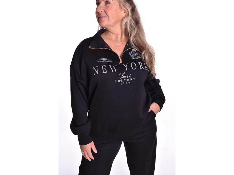 Sweater NY - Zwart