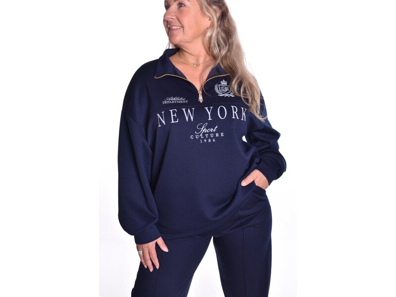 Sweater NY - Donkerblauw